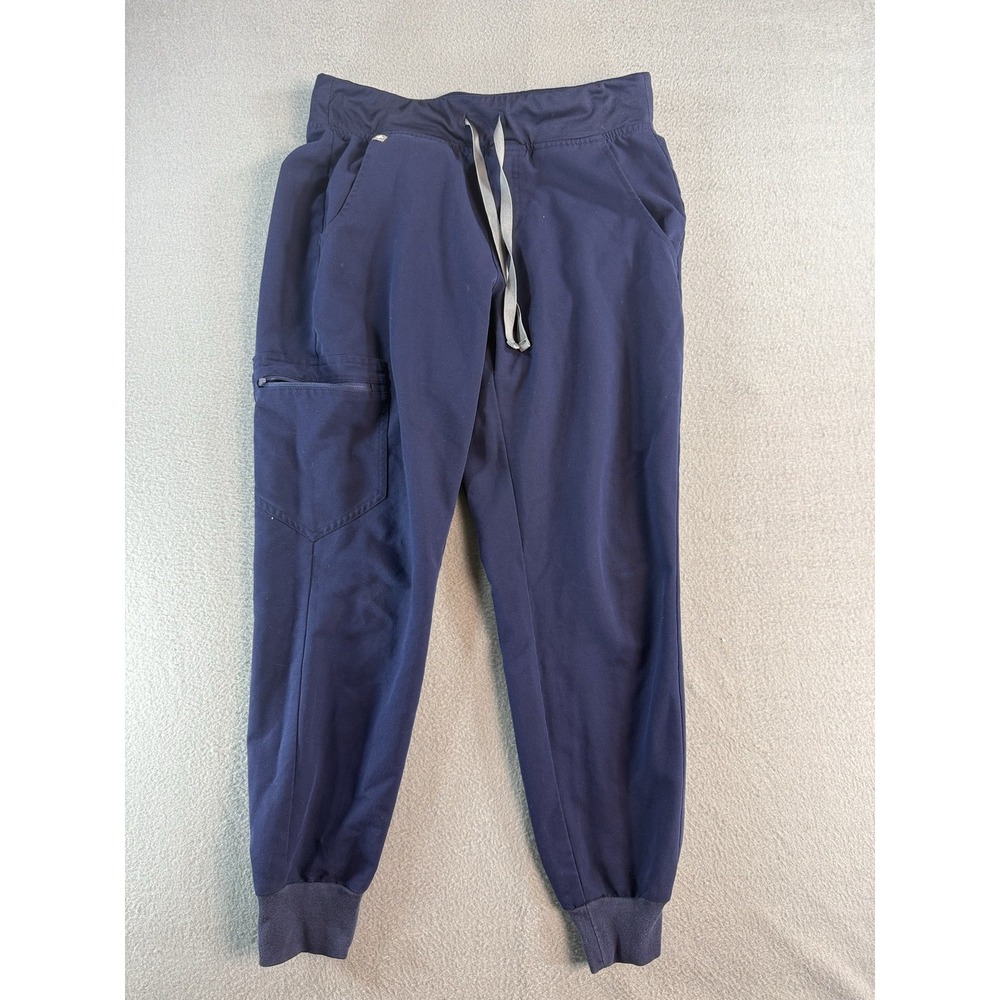 FIGS Technical Collection Jogger Pants Womens PS Petite Blue Cargo W18SW2005P